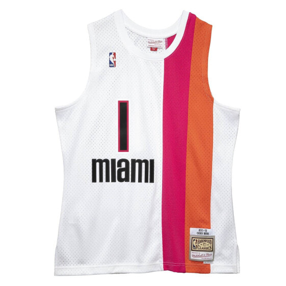 Mens Mitchell & Ness NBA SWINGMAN JERSEY - HEAT 2011 CHRIS BOSH