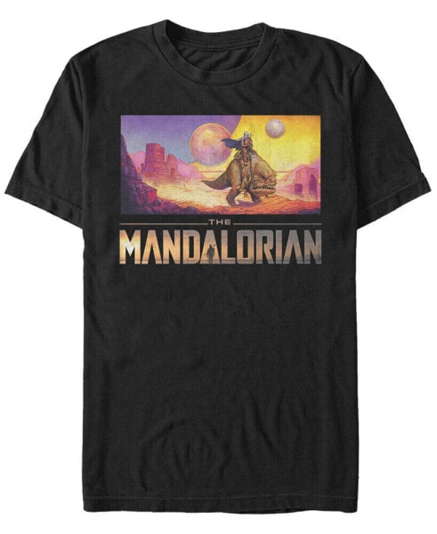 Star Wars The Mandalorian Dreamscape Journey Short Sleeve Men's T-shirt