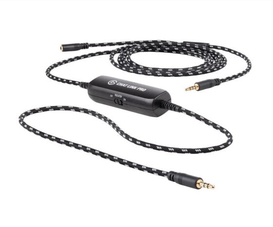 Elgato Chat Link Pro - 3.5mm - Female - 2 x 3.5mm - Male - 2.5 m - Black