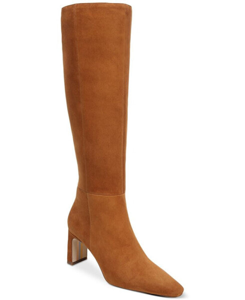 Sylvia Snip-Toe Knee-High Dress Boots