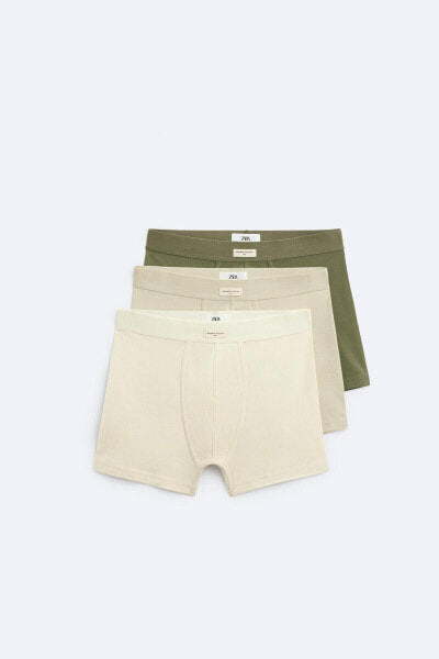 Трусы мужские ZARA Pack of 3 Soft Boxers