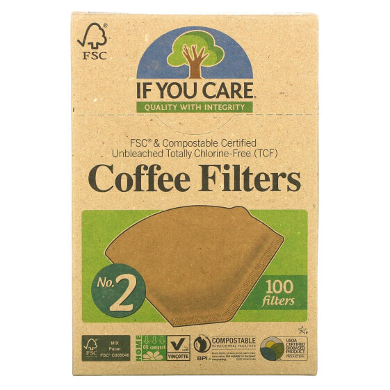 Coffee Filters, No. 2 , 100 Filters