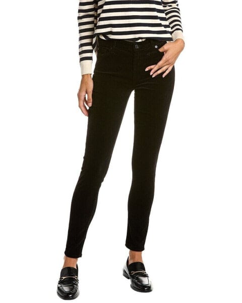 7 For All Mankind High-Waist Black Super Skinny Jean Women's