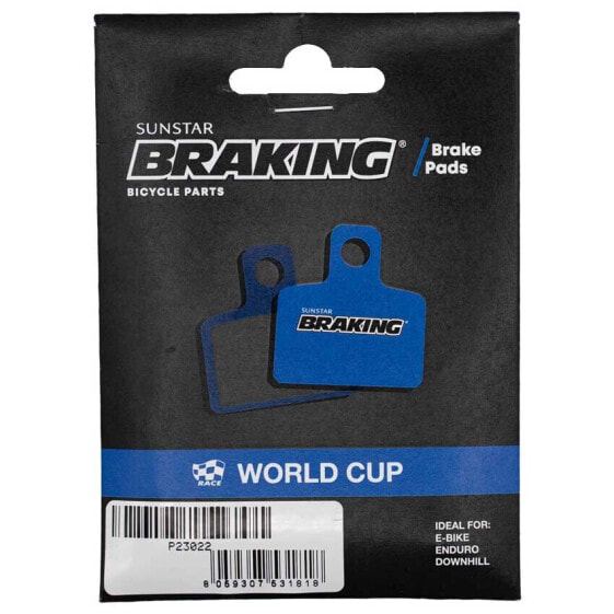 Тормозные колодки BRAKING Race World Cup Magura MT5/MT7 полуметаллические 2 пары