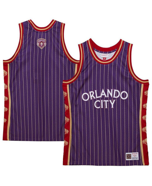 Mitchell Ness Men's Purple Orlando City SC 10th Anniversary Swingman Basketball Jersey