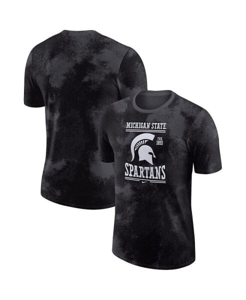 Men's Anthracite Michigan State Spartans Team Stack T-shirt