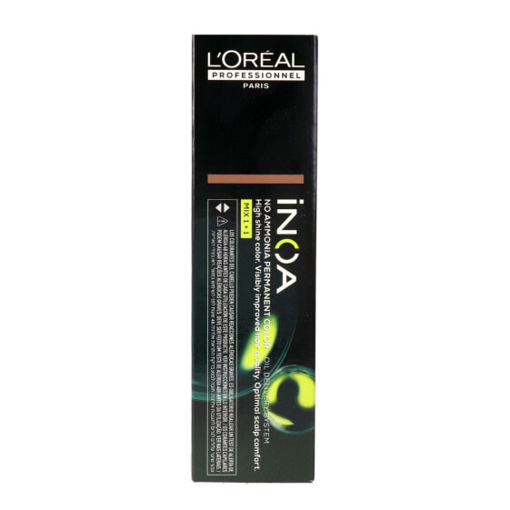 L'Oreal Professionnel Inoa Permanent Hair Dye 5.32 Light Golden Iridescent Brown Краска для волос без аммиака, оттенок 5.32 светлый шатен золотистый перламутровый