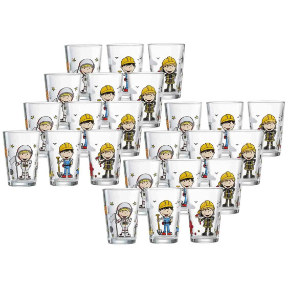 Набор детских стаканов Ребятки по профессиям (для мальчиков) 24 шт Ritzenhoff & Breker