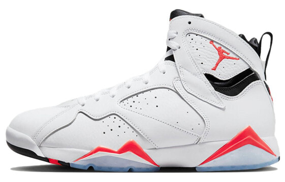 Jordan Air Jordan 7 "White Infrared" 红外线 减震防滑耐磨 高帮 复古篮球鞋 男款 白红 / Кроссовки Jordan Air Jordan 7 "White Infrared" CU9307-160