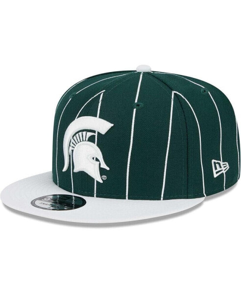 Men's Green, White Michigan State Spartans Vintage-Like 9FIFTY Snapback Hat