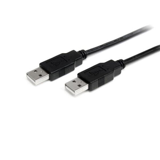 StarTech.com 1m USB 2.0 A to A Cable - M/M - 2 m - USB A - USB A - USB 2.0 - Male/Male - Black