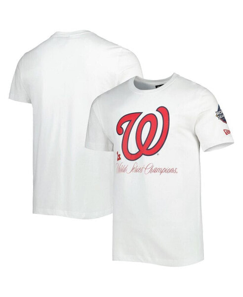 Men's White Washington Nationals Historical Championship T-shirt