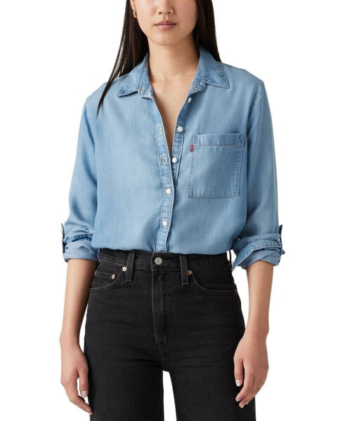 Women's Darlene Collared Button-Front Shirt