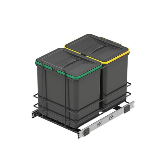 EMUCA Lower 2x16L Automatic Recycling Bin