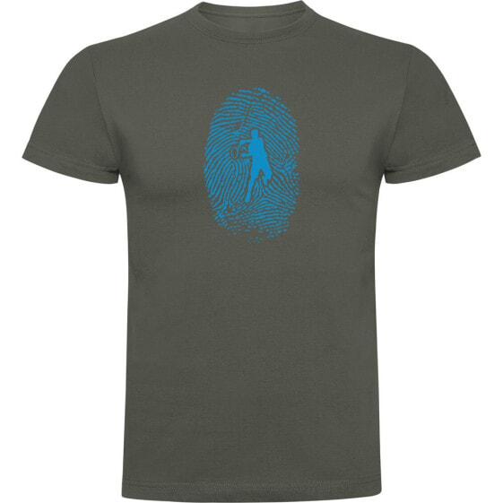 KRUSKIS Tennis Fingerprint short sleeve T-shirt