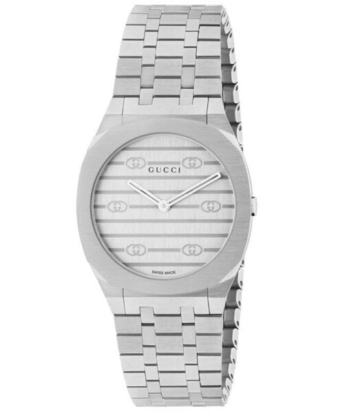 Women's Swiss 25H Stainless Steel Bracelet Watch 30mm