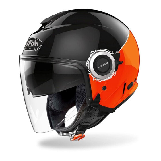 AIROH Helios Fluo open face helmet