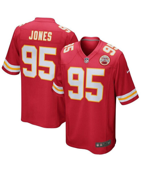 Men's Chris Jones Red Kansas City Chiefs Game Jersey