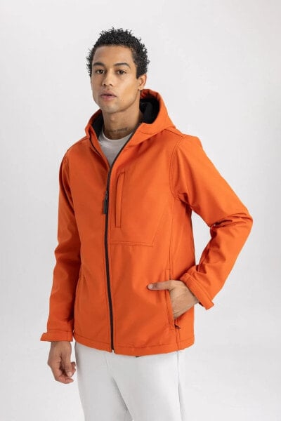 Куртка Defacto Regular Fit Kapüşonlu Ceket Softshell Mont C3071ax24sp