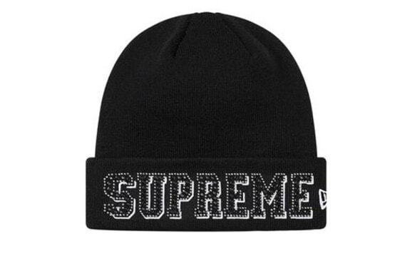 Шапка Supreme SS20 Week 8 New Era Gems Beanie Logo SU8766