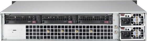 Supermicro SuperChassis 823MTQC-R802LPB - Rack - Server - Black - ATX - EATX - 2U - 800 W