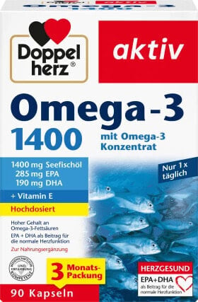 Omega-3 1400 Kapseln 90 St, 171,3 g