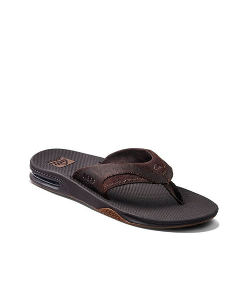 Men's Leather Fanning Sandals