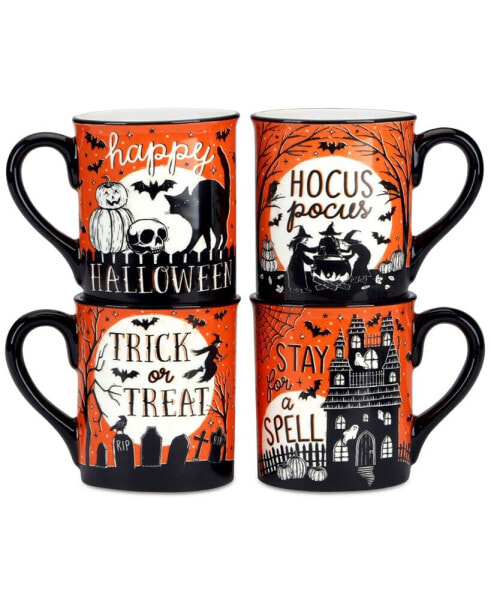 Hocus Pocus Mugs, Set of 4