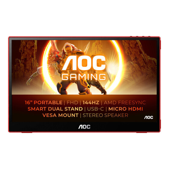 AOC 16G3 B2C T3 15.6 IN 16:9 WLED - Flat Screen