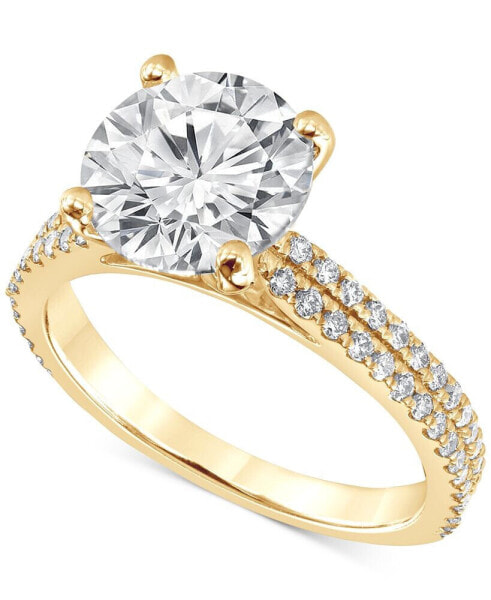 Certified Lab Grown Diamond Engagement Ring (3-3/8 ct. t.w.) in 14k Gold