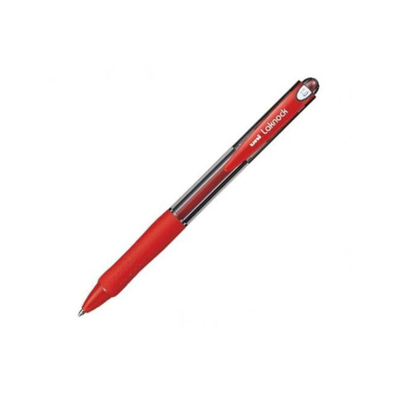 Ручка с жидкими чернилами Uni-Ball Rollerball Laknock SN-100 Красный 0,4 mm (12 Предметы)