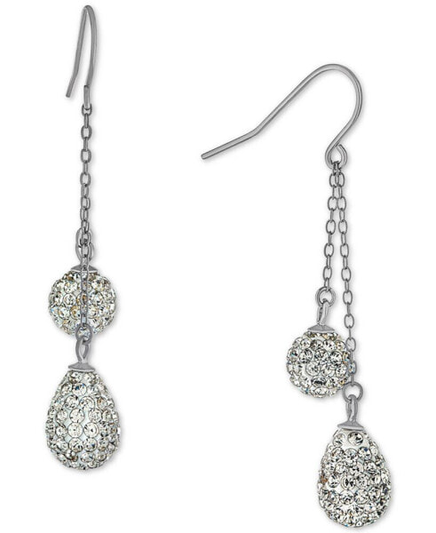 Crystal Double Chain Drop Earrings, Created for Macy's