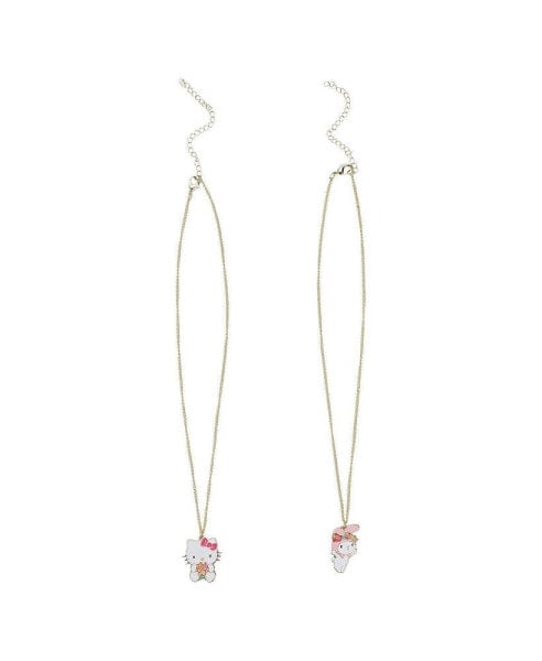 Hello Kitty & My Melody Best Friends Necklaces (Set of 2)