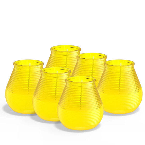 Outdoor-Kerzen Citronella (6er Set)