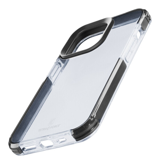 Cellularline Strong Guard Case Backcover Apple iPhone 15 Plus Transparent Schwarz