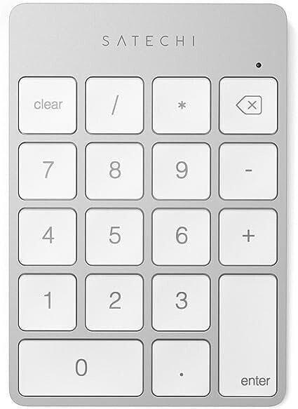 Satechi Slim Kabelloses Keypad"Silber Kabellos