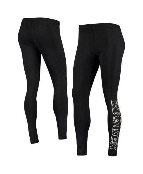 Women's Black Seattle Kraken Stadium Leggings