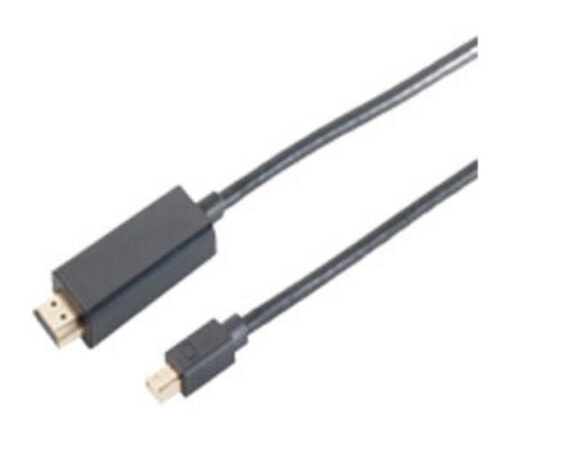 Кабель HDMI - Mini DisplayPort shiverpeaks BS10-53045 3 м - мужской - мужской - золотой