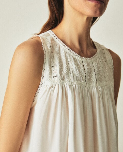 Embroidered nightdress