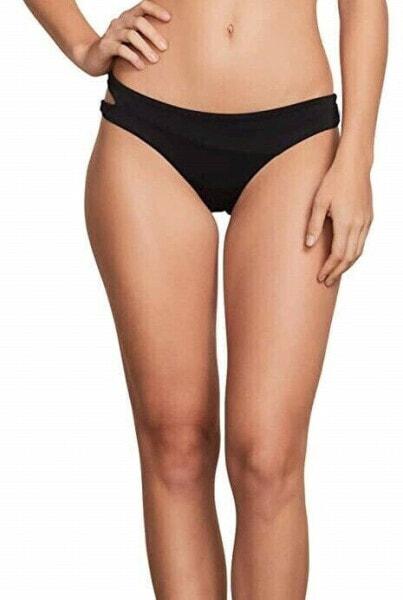 Volcom 169546 Womens Seamless Classic Bikini Bottom Swimwear Black Size Small