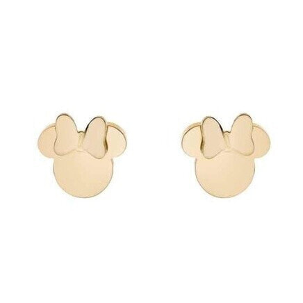Decent gold-plated Minnie Mouse stud earrings E600180YL-B.CS