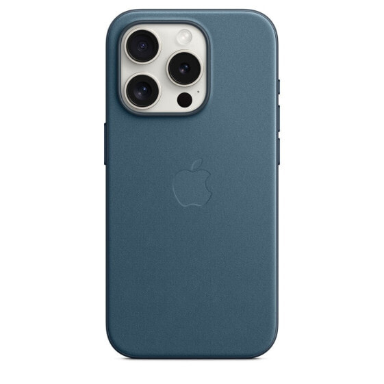 Apple iPhone 15 Pro Feingewebe Case mit MagSafe"Pazifikblau iPhone 15 Pro