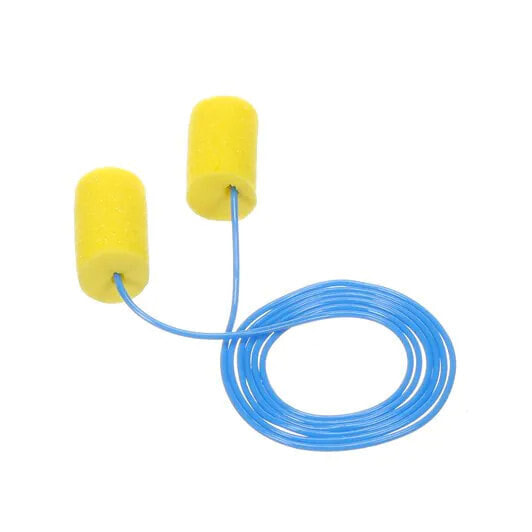 3M CC01000 - Reusable ear plug - In-ear - Blue - Yellow - Wired - 29 dB - Polyvinyl chloride (PVC)