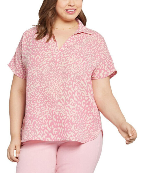 Plus Size Becky Short Sleeved Blouse