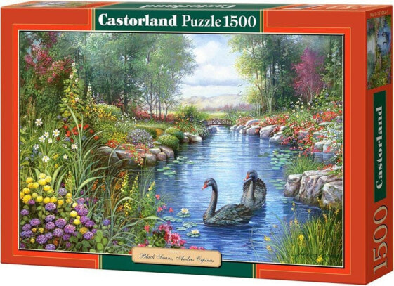 Пазл развивающий Castorland 1500 Черные Лебеди
