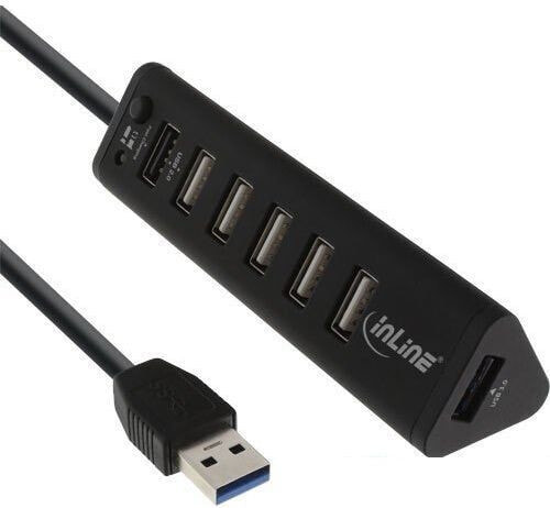 HUB USB InLine 7x USB-A 2.0 (66763)