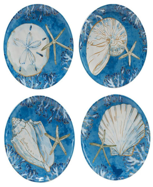 Playa Shells Set of 4 Dinner Plate