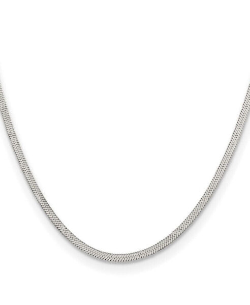 Stainless Steel 3.4mm Herringbone Chain Necklace