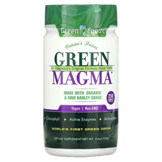 Green Foods Corporation, Green Magma, 500 мг, 250 таблеток