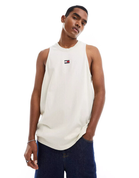 Tommy Jeans tank top in off white